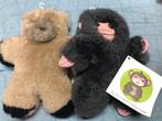 2 knuffels 100% puur natuur, Nieuw, Ophalen of Verzenden, Beer