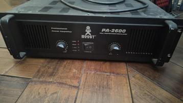 Boost pa-2600 versterker, 4x sphinx SP-W12-PRO, 4x tweeters  beschikbaar voor biedingen