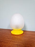 Vintage tafellamp van bubbelglas, jaren 70, Ophalen of Verzenden