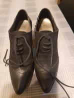 zwarte schoenen met nestels mt 37, Vêtements | Femmes, Chaussures, Comme neuf, Noir, Chaussures de danse, Enlèvement ou Envoi