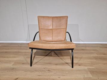 Harvink - Chaise Uncle Sam - Cognac - Cuir - Design, Comme neuf, Brun, Harvink uncle sam fauteuil, leolux, rolf benz, jori, design