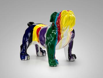 XXL Popart Bulldog fiberglass polyester outdoor design  beschikbaar voor biedingen