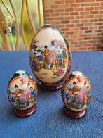 3 satsuma Japanse porseleinen eieren, Ophalen