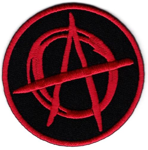 Anarchy stoffen opstrijk patch embleem #2, Collections, Musique, Artistes & Célébrités, Neuf, Vêtements, Envoi