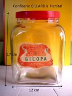 GICOPAN Herstal Glazen pot (zoetwaren), Verzamelen, Gebruikt, Bocal en verre  -  confiserie, Ophalen of Verzenden