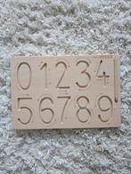 Montessori cijferbord met houten pen, Ophalen of Verzenden, Nieuw