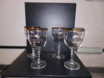 Maredsous bierglazen  beschikbaar voor biedingen