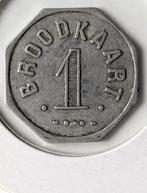 Token Vooruit Dendermonde Broodkaart 1880 Alu, Ophalen of Verzenden, Overige materialen