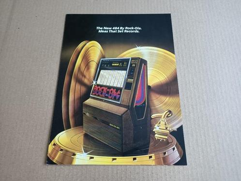 Folder: Rock-ola 484 (1980) jukebox, Verzamelen, Automaten | Jukeboxen, Ophalen