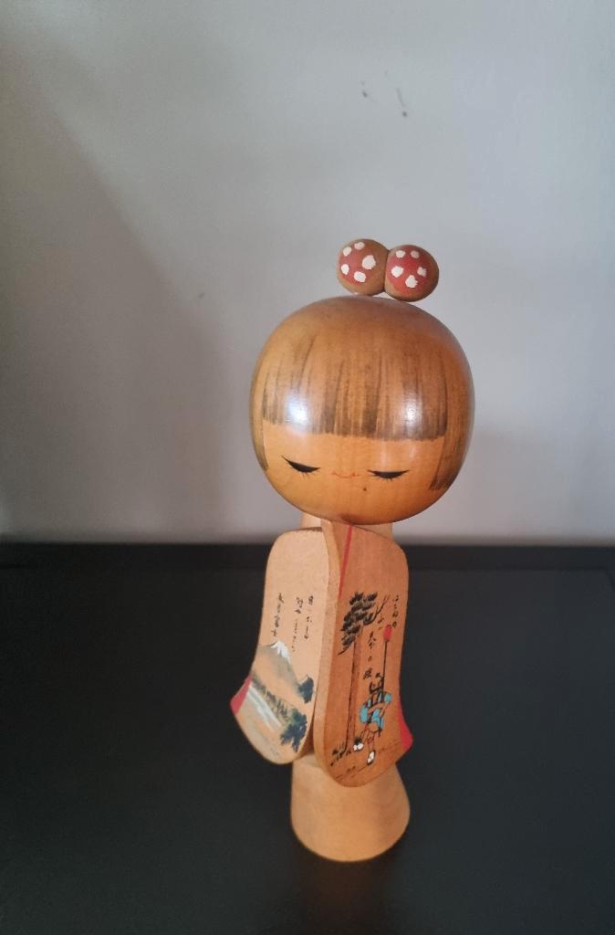 Prachtige Kokeshi, Antiek en Kunst, Kunst | Beelden en Houtsnijwerken, Verzenden