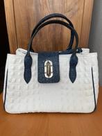 Handtas - leer, nieuw, Handtassen en Accessoires, Tassen | Damestassen, Ophalen of Verzenden, Nieuw, Wit, Handtas