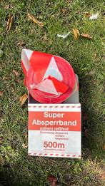 Afsperband rood wit 500meter, Caravans en Kamperen, Tenten, Ophalen, Nieuw