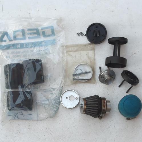 FG luchtfilters + onderdelen, TPS sportfilter, 2 alu houders, Hobby en Vrije tijd, Modelbouw | Radiografisch | Auto's, Gebruikt