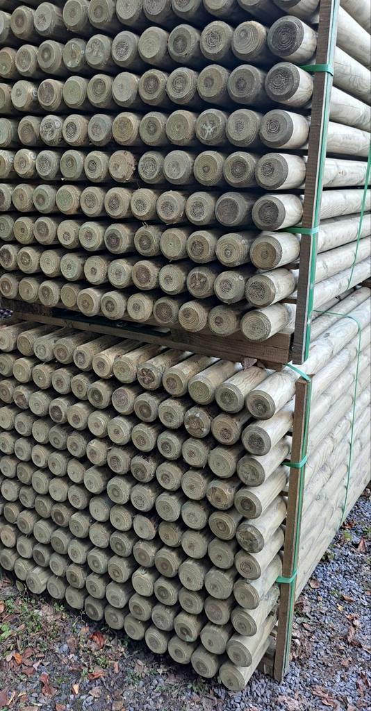 Piquets bois, Tuin en Terras, Palen, Balken en Planken, Nieuw, Palen, 180 tot 250 cm, Hardhout, Ophalen