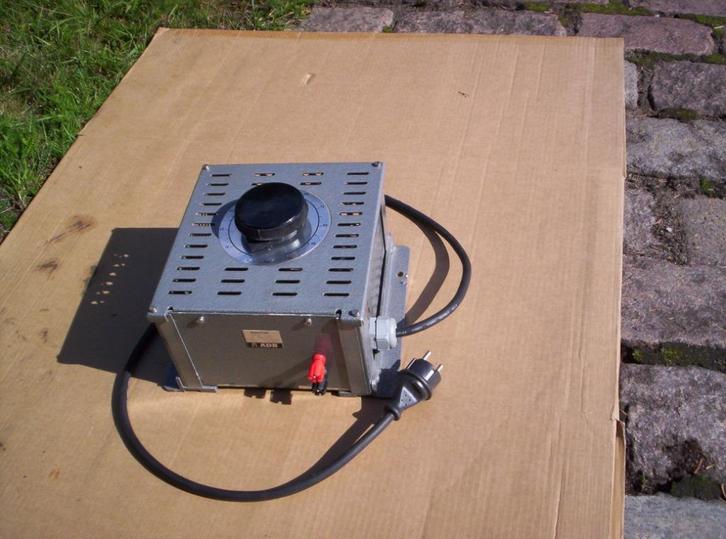 Regelbare transfo -- RHEOTOR    ADB  12A, Hobby en Vrije tijd, Elektronica-componenten, Zo goed als nieuw, Ophalen of Verzenden