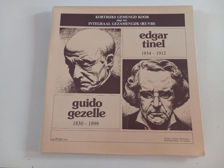 Vinyl LP Guido Gezelle Edgar Tinel Koor Kortrijk klassiek, Cd's en Dvd's, Vinyl | Nederlandstalig, 12 inch, Ophalen of Verzenden