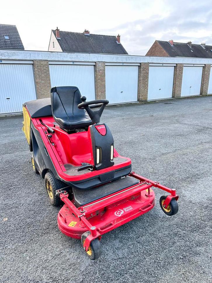 Gianni Ferrari GTR 200 (112cm) met manuele lediging, Jardin & Terrasse, Tondeuses autoportées, Comme neuf, Bac de ramassage, Enlèvement