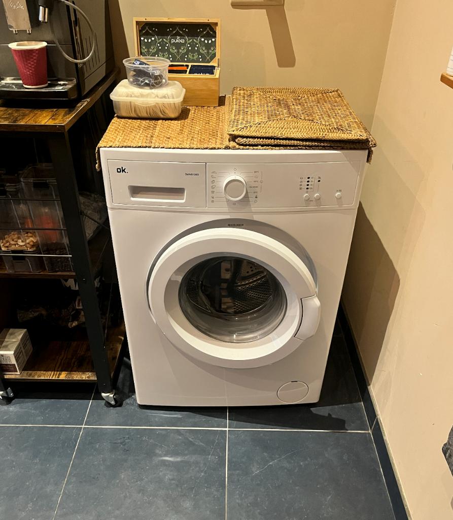 OK OWM5126D wasmachine, Elektronische apparatuur, Wasmachines, Zo goed als nieuw, Voorlader, 4 tot 6 kg, 95 cm of meer, 1200 tot 1600 toeren