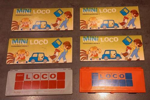 Mini loco 4 boekjes, 2 doosjes, Kinderen en Baby's, Speelgoed | Educatief en Creatief, Gebruikt, Ophalen of Verzenden