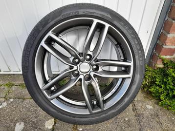 Audi a4/a5 brock  velgen 18" als nieuw p zero tyres