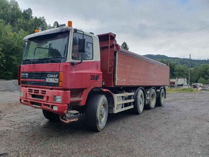 DAF GINAF 8x8 kipper 1999 430 pk, Auto's, Vrachtwagens, Particulier, Ginaf, Handgeschakeld, Ophalen