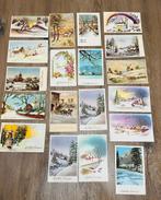 Lot 38 Paysages d'hiver vintage — Vues neige et le village, Enlèvement ou Envoi, Comme neuf