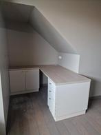 maatkast slaapkamer met bureau en vestiaire, schrijnwerk, Ophalen, Gebruikt, 65 cm of meer, 70 cm of meer