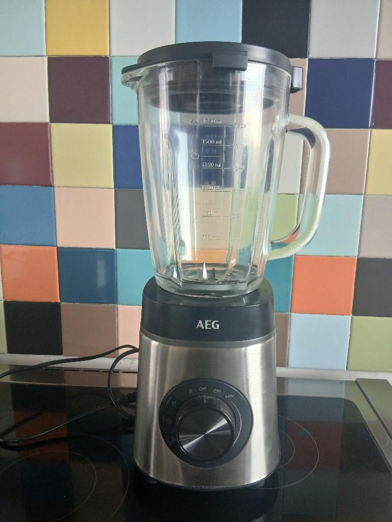 AEG TB6-1-6ST blender, Elektronische apparatuur, Blenders, Zo goed als nieuw, Blender, Ophalen
