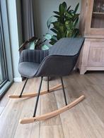 Design schommelstoel, Huis en Inrichting, Stoelen, Ophalen, Metaal, Zo goed als nieuw, Eén