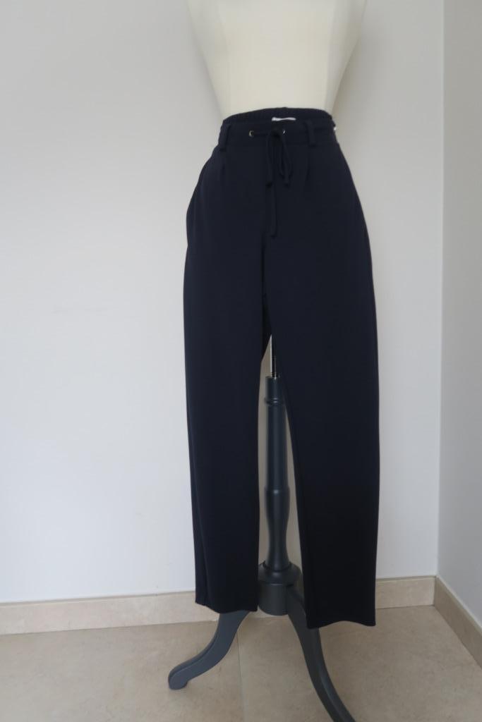 Blauwe broek Tom Tailor - M 34, Kleding | Dames, Broeken en Pantalons, Zo goed als nieuw, Maat 34 (XS) of kleiner, Blauw, Lang
