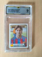 Lionel Messi Panini Champions of europe graded 9, Verzamelen, Sportartikelen en Voetbal, Ophalen of Verzenden, Zo goed als nieuw
