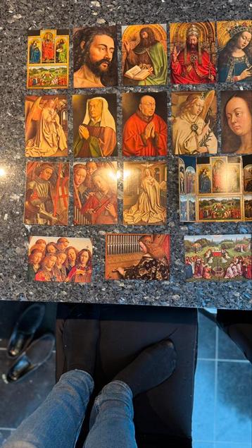 Lam gods unieke maagdelijke set van 17 postkaarten 1950/60 beschikbaar voor biedingen