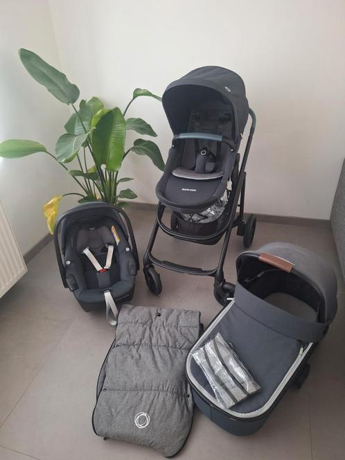 Complete kinderwagen van Maxi Cosi (kleur: graphite), Kinderen en Baby's, Kinderwagens en Combinaties, Zo goed als nieuw, Kinderwagen