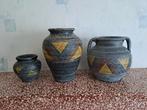 set van 3 aardewerk kruikjes, Antiek en Kunst, Ophalen