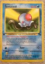 Pokémon kaart Tentacool (first edition), Ophalen of Verzenden, Zo goed als nieuw