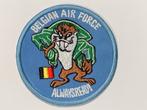 Badge Belgische Luchtmacht Belgian Air Force Always Ready, Verzamelen, Ophalen of Verzenden, Luchtmacht, Embleem of Badge