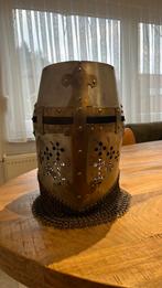 Haume de chevalier taille réel, Hobby en Vrije tijd, Kostuums, Theaterbenodigdheden en LARP, Ophalen, Zo goed als nieuw