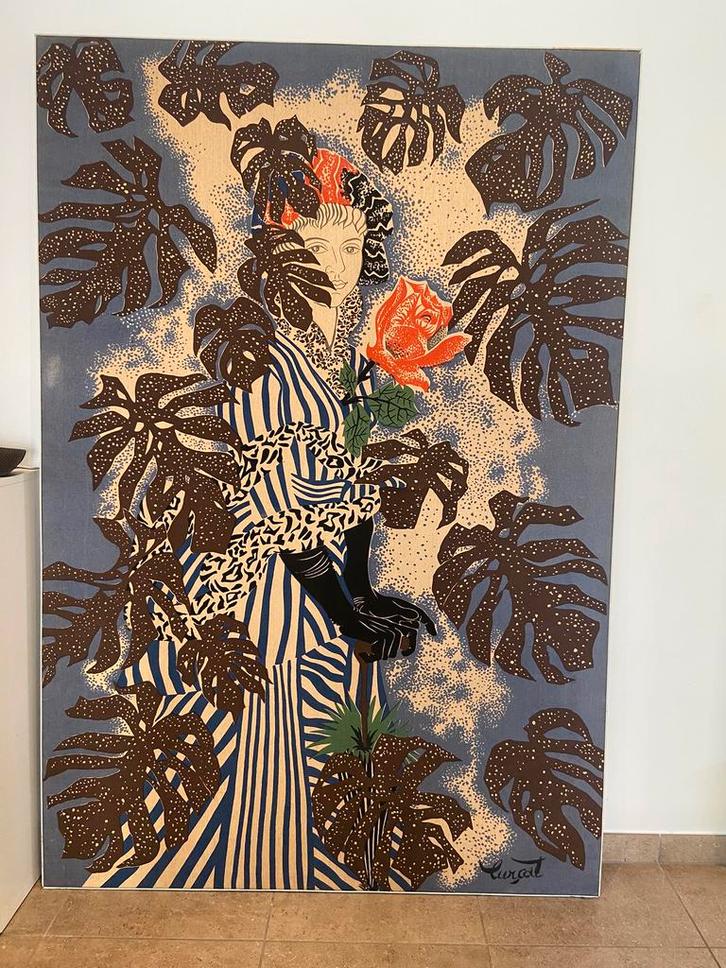 Tapisserie de Jean Lurçat peintre céramiste XIX siécle, Antiquités & Art, Art | Peinture | Abstraite, Enlèvement