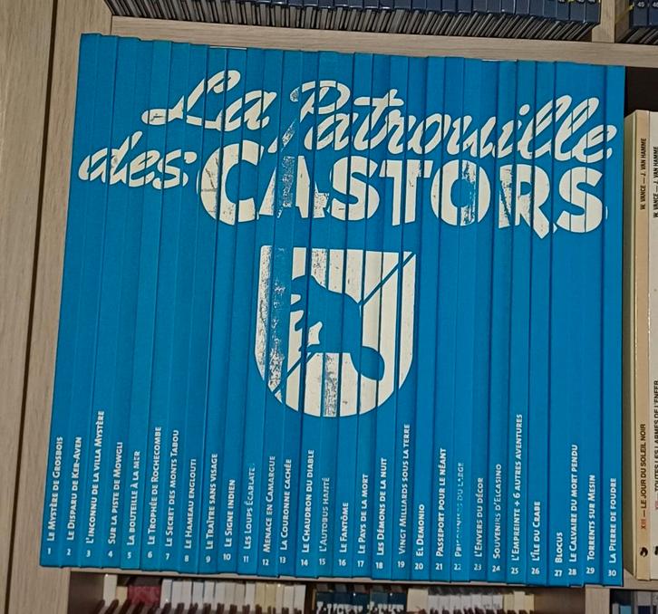 Bd la patrouille des castors hachette complet, Boeken, Stripverhalen, Zo goed als nieuw, Complete serie of reeks, Ophalen of Verzenden