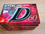 TDK D60 cassette nieuw sealed, Comme neuf, Enlèvement ou Envoi