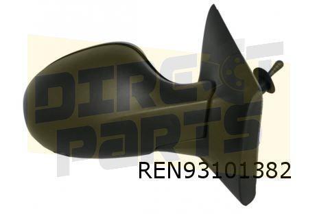 Renault Twingo (3/08-8/14) spiegel Rechts zwart MQ+ 77010673, Auto-onderdelen, Spiegels, Volkswagen, Nieuw, Ophalen of Verzenden