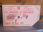 Ticket 1976 1977 Anderlecht Cercle, Tickets en Kaartjes, Sport | Voetbal