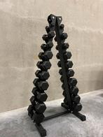 NIEUW Hex Dumbbells. 1 t/m 10kg + tower €400 incl. BTW, Ophalen of Verzenden, Nieuw, Benen, Dumbbell