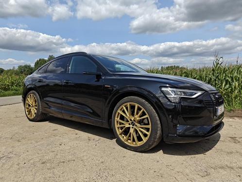 Audi E-Tron 55 S-line Sportsback, Auto's, Audi, Particulier, e-tron, Head-up Display, Zwart, BTW verrekenbaar, Ophalen