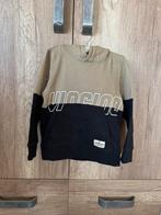 Vingino hoodie beige/zwart - Maat 116, Trui of Vest, Ophalen of Verzenden, Zo goed als nieuw, Vingino