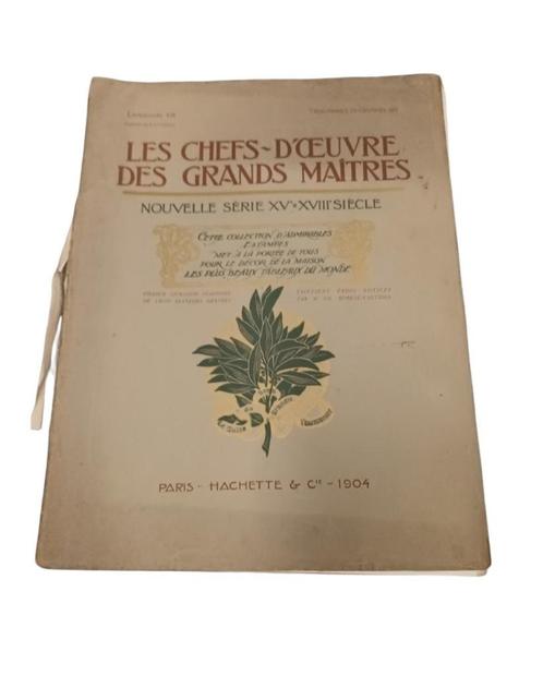 Les chefs-d'oeuvre des grands maitres. Paris Hachette, Antiek en Kunst, Kunst | Etsen en Gravures, Ophalen of Verzenden