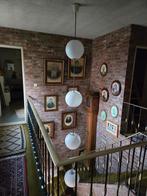 Vintage hanglamp, Ophalen, Gebruikt, Glas, Vintage