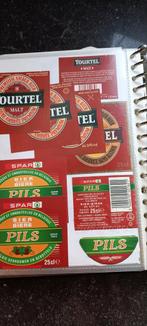 Set 2 oude bieretiketten Alken Maes en overgenomen, Verzamelen, Ophalen of Verzenden