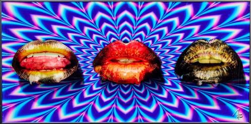 The Kiss van James Chiew, Antiek en Kunst, Kunst | Schilderijen | Modern, Ophalen of Verzenden