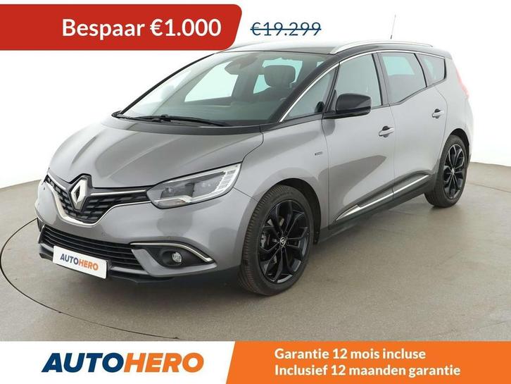 Renault Grand Scénic 1.3 TCe Black Edition (bj 2019), Auto's, Renault, Te koop, Grand Scenic, ABS, Airbags, Airconditioning, Bluetooth
